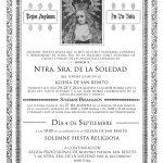 Procesión de San Benito y la Ntra. Sra de la Soledad