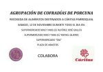 Recogida de Alimentos para Caritas