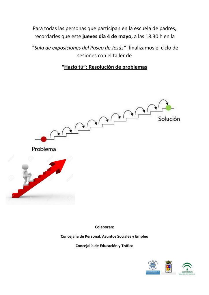 Taller: "Hazlo tú" resolución de problemas