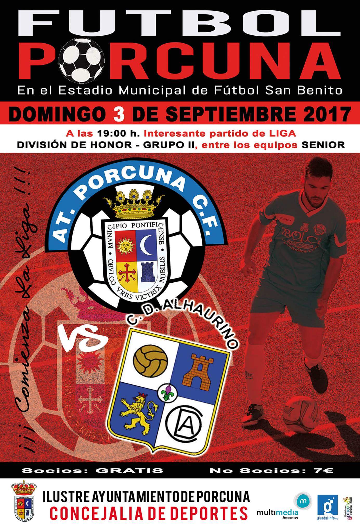 FÚTBOL: Atco. Porcuna - CD Alhaurino