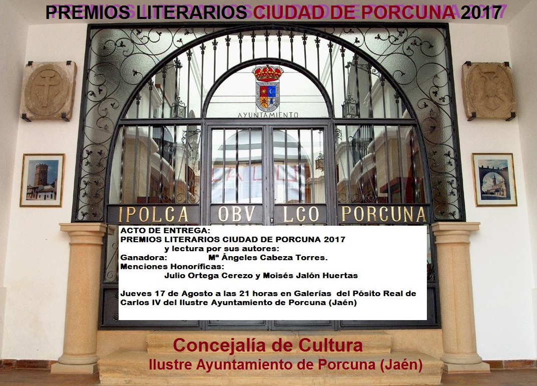 Entrega de premios literarios "Ciudad de Porcuna"