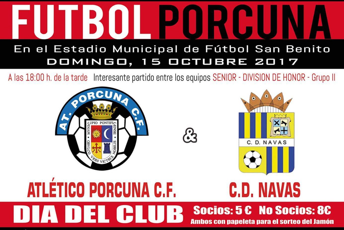 FÚTBOL: Atco. Porcuna - CD Navas