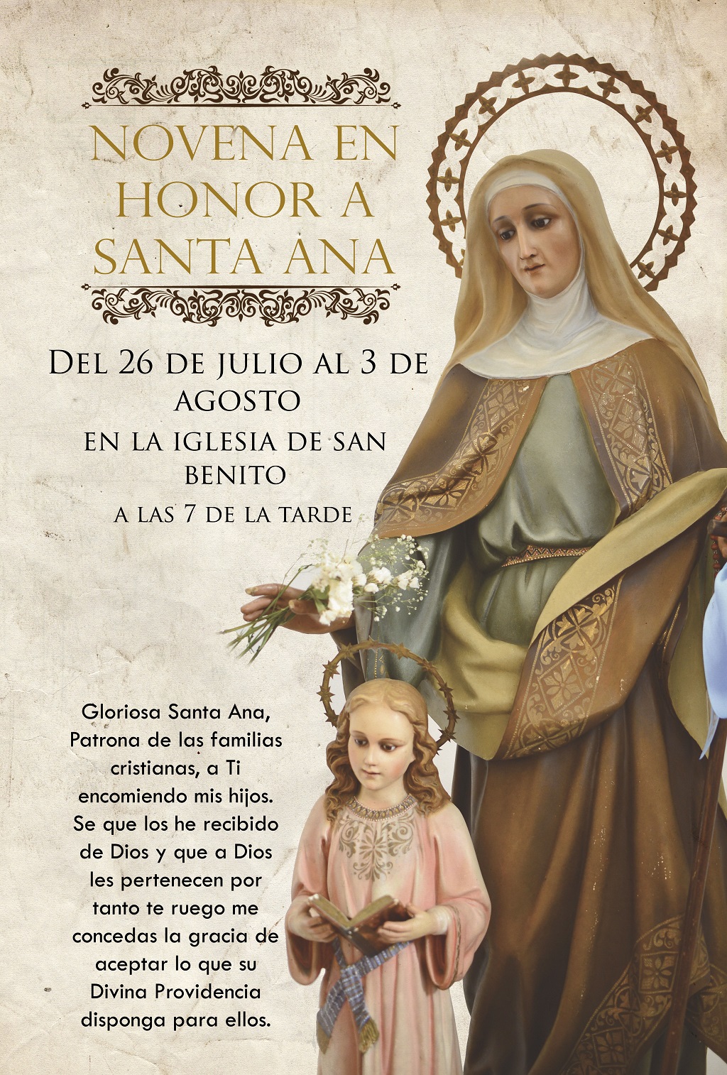 Novena en Honor a Santa Ana