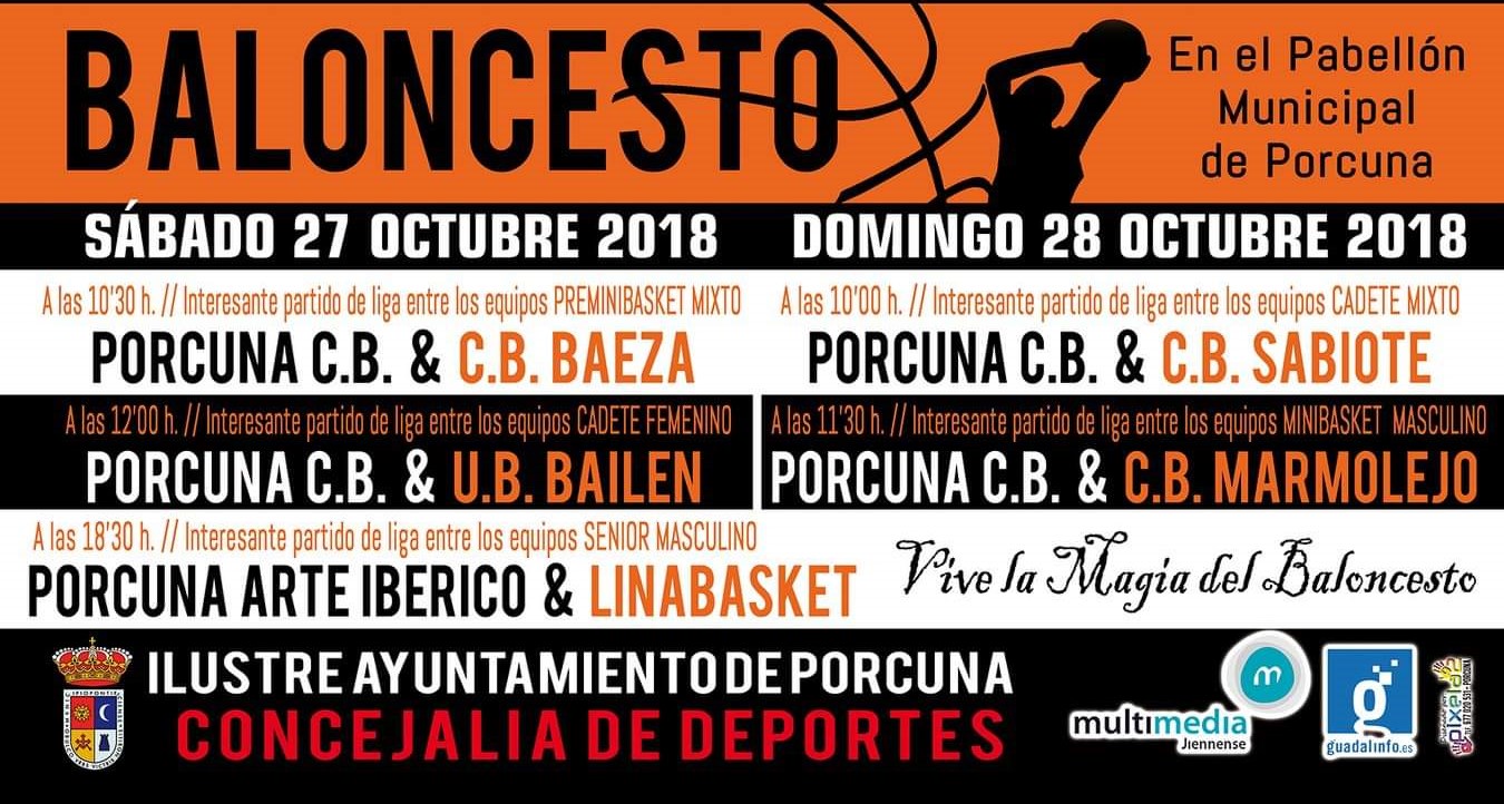 Baloncesto base del Porcuna C.B (2 partidos)