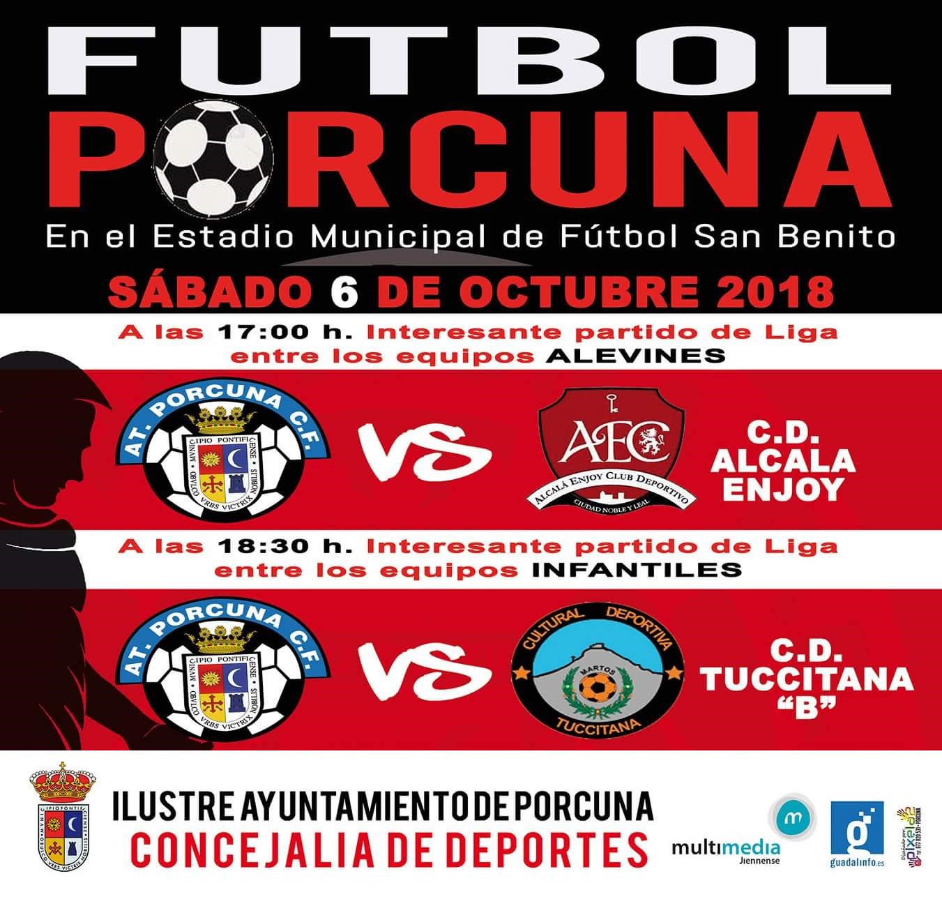 Fútbol base del Atco. Porcuna (2 partidos)