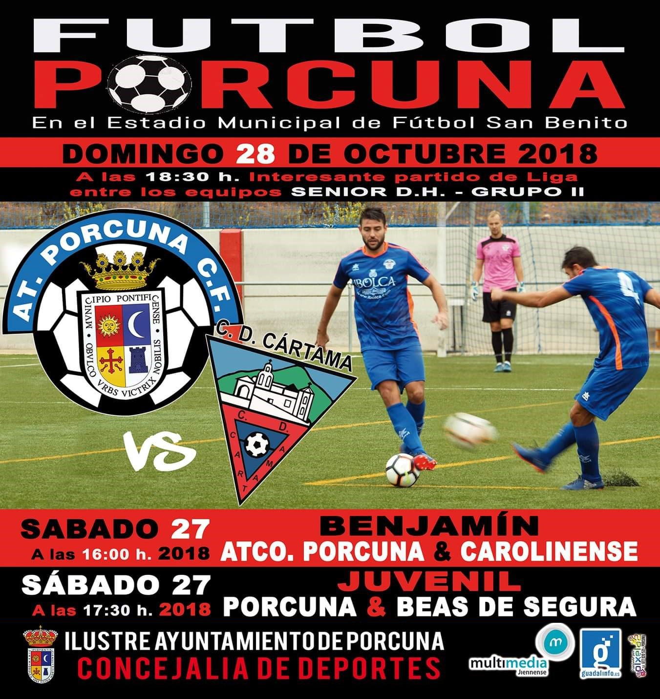 FÚTBOL: Atco. Porcuna - CD Cártama