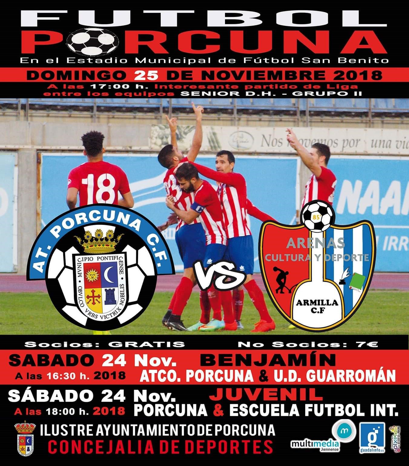 Fútbol base del Atco. Porcuna (2 partidos)