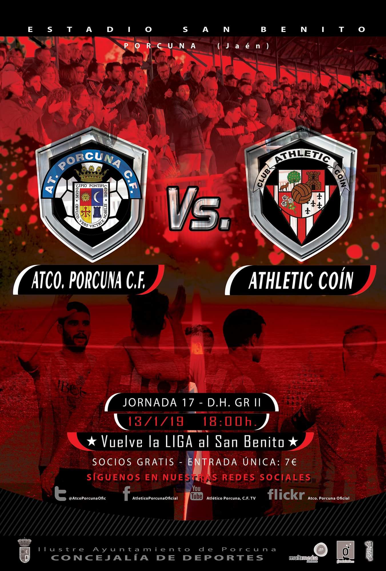 FÚTBOL: Atco. Porcuna - CD Athletic Coín