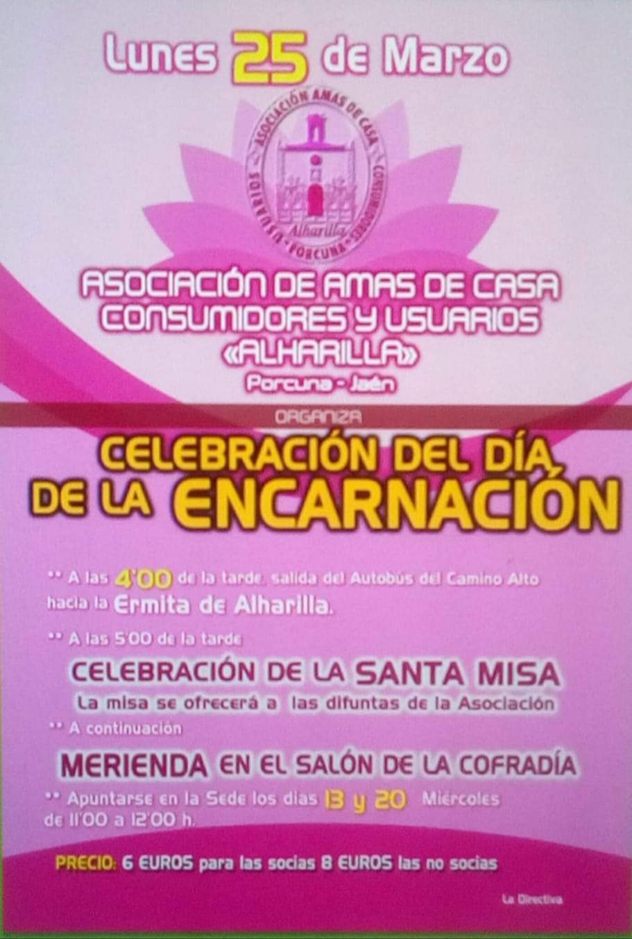 Celebración de la Encarnación