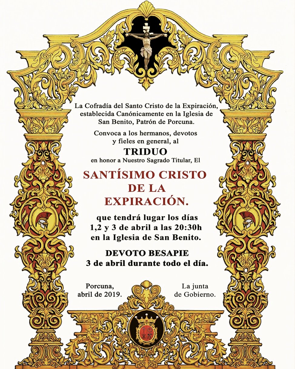 Triduo al Cristo de la Expiración