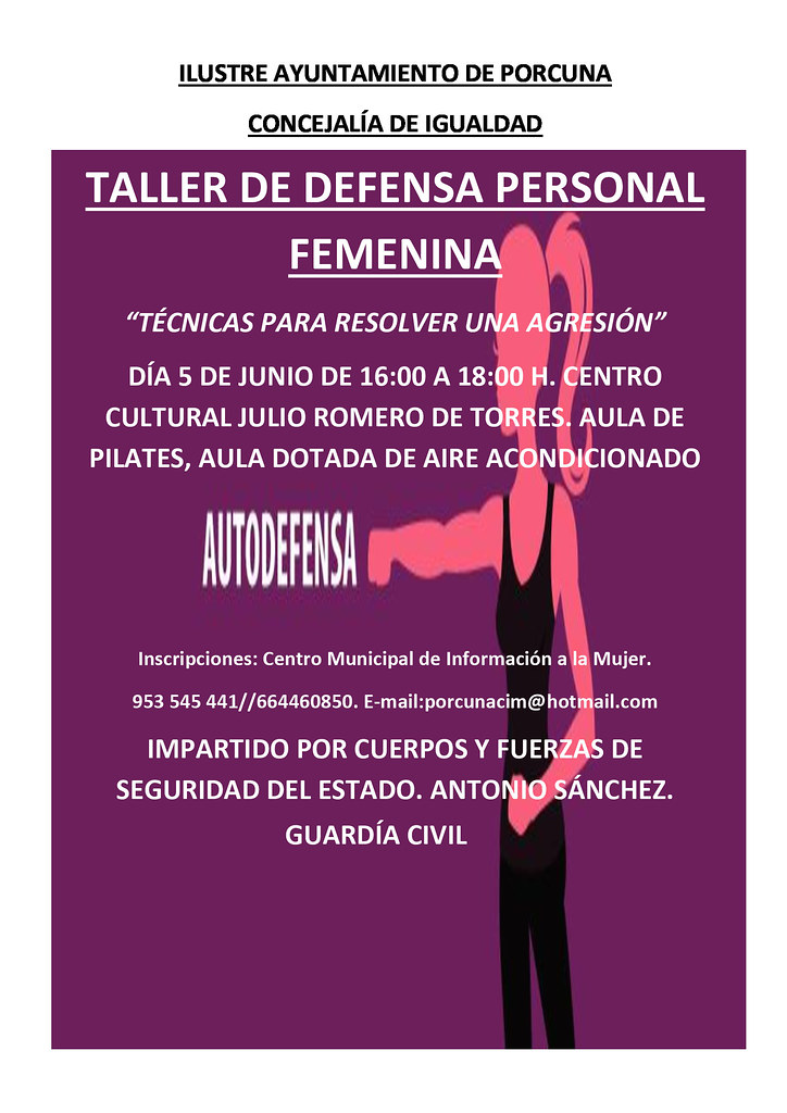 Talle de defensa persona femenina