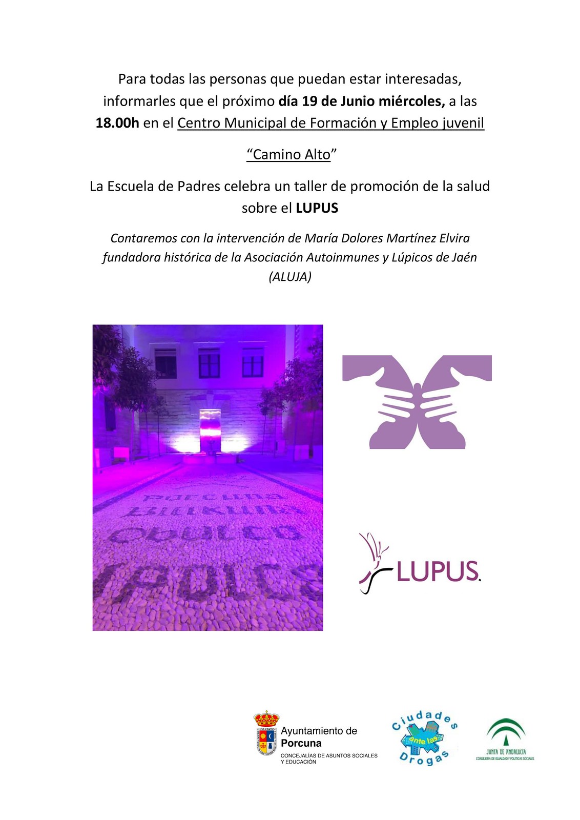 TALLER: Escuela de Padres "Lupus"