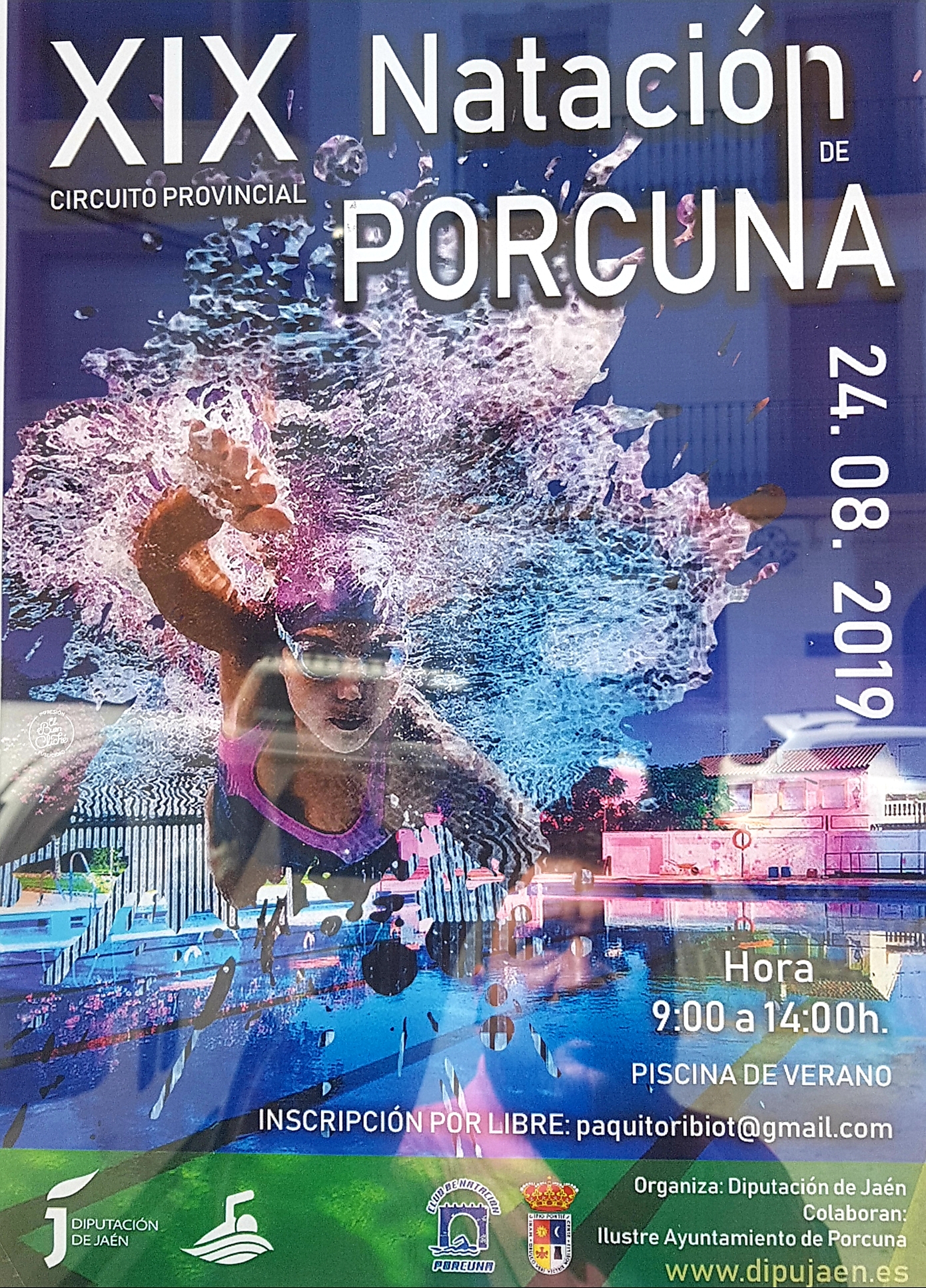 XIX Circuito Provincial de natación en Porcuna