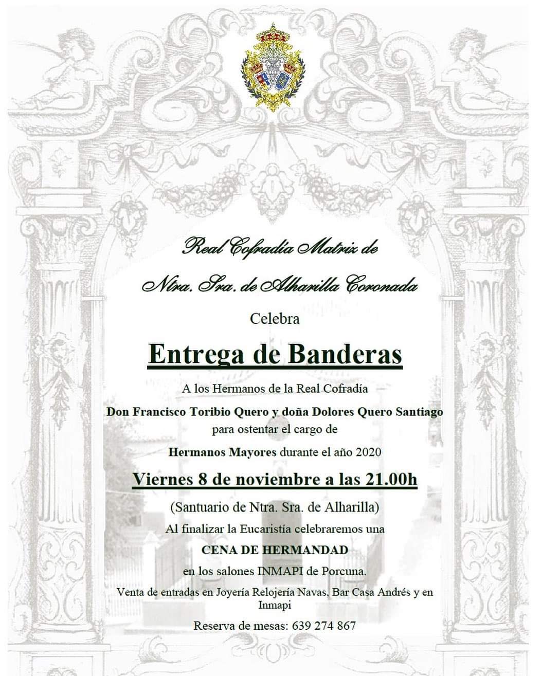 Entrega de banderas