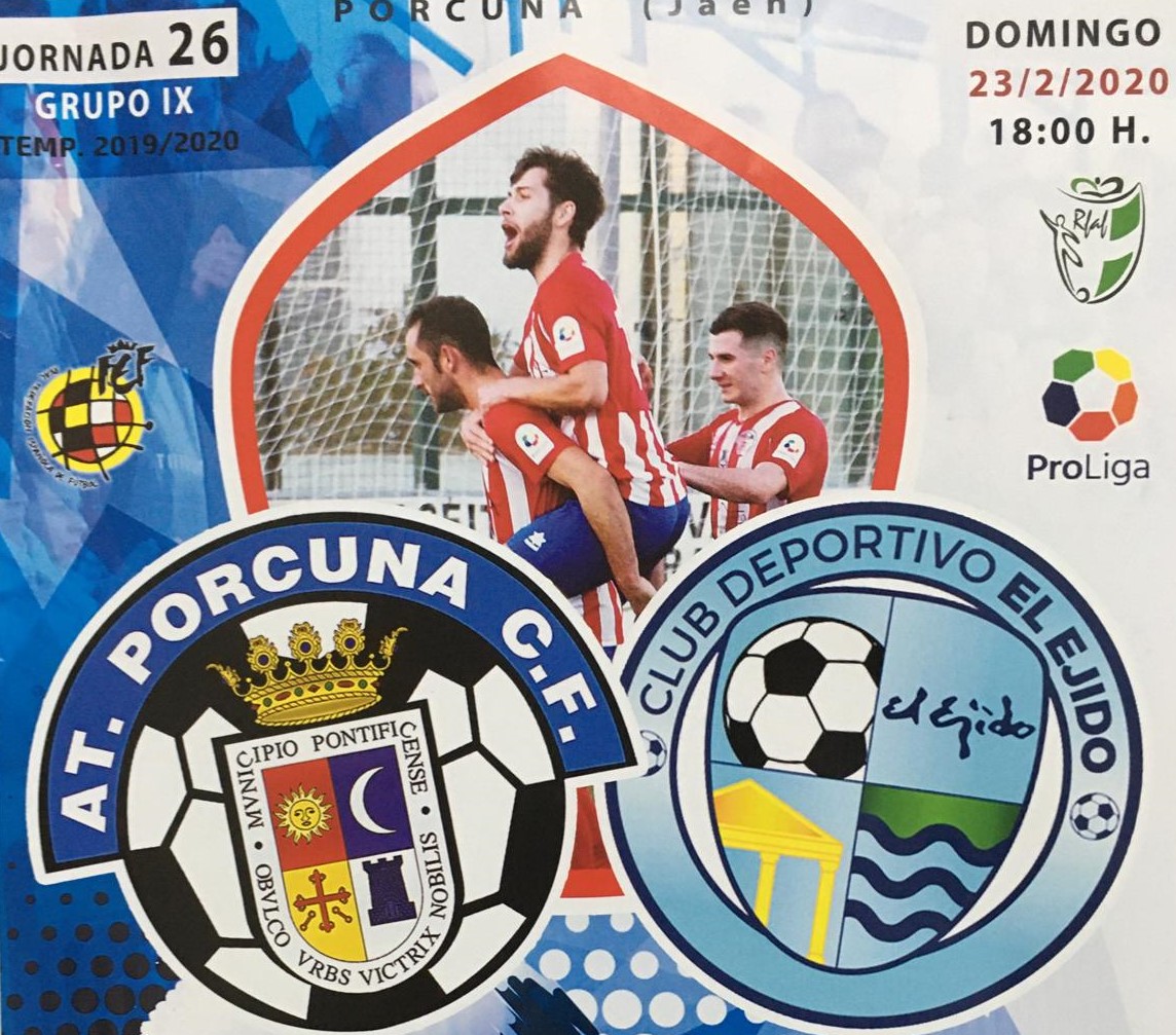 FÚTBOL: Atco. Porcuna - El Ejido