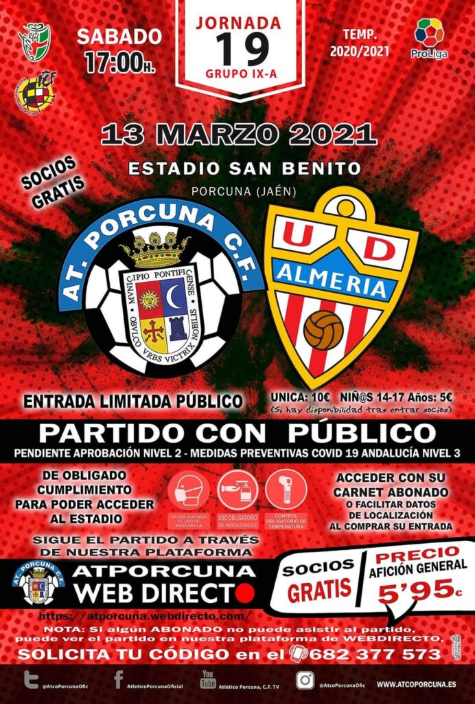 Fútbol arco porcuna Almería