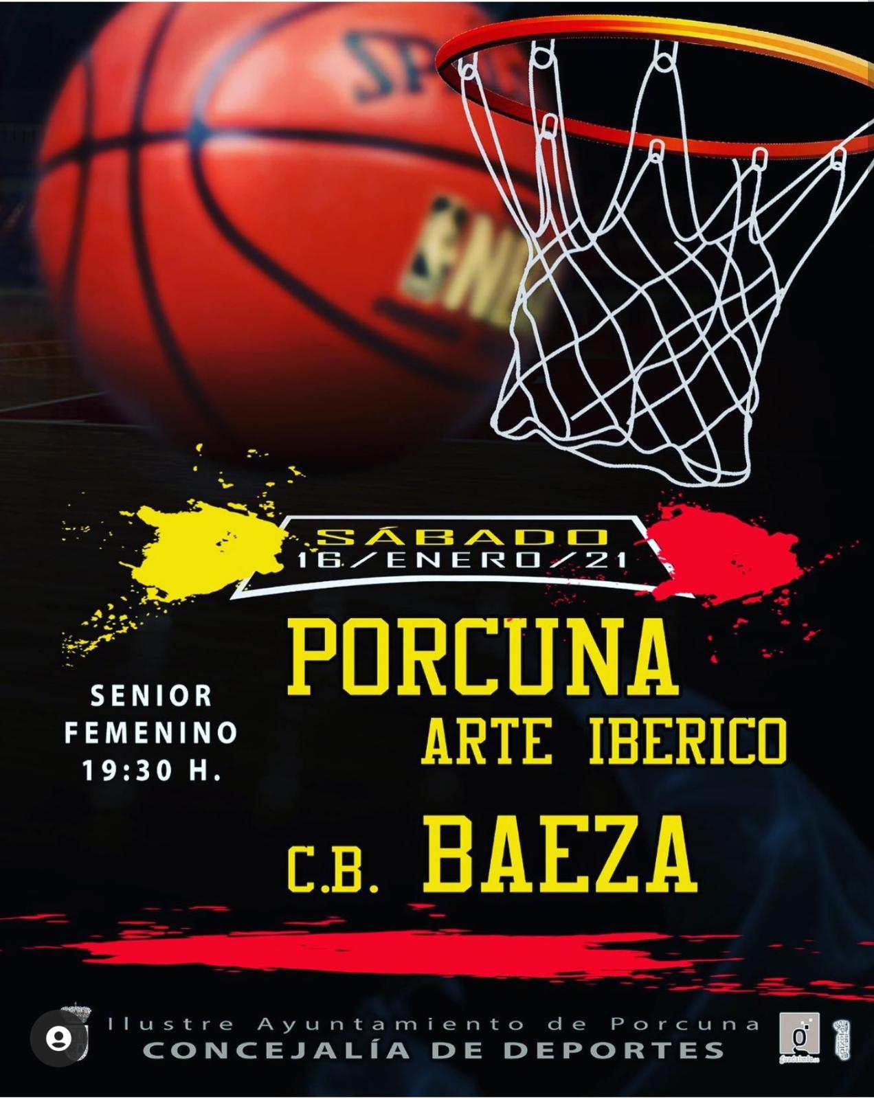 Baloncesto: Porcuna Arte Ibérico - CB Baeza