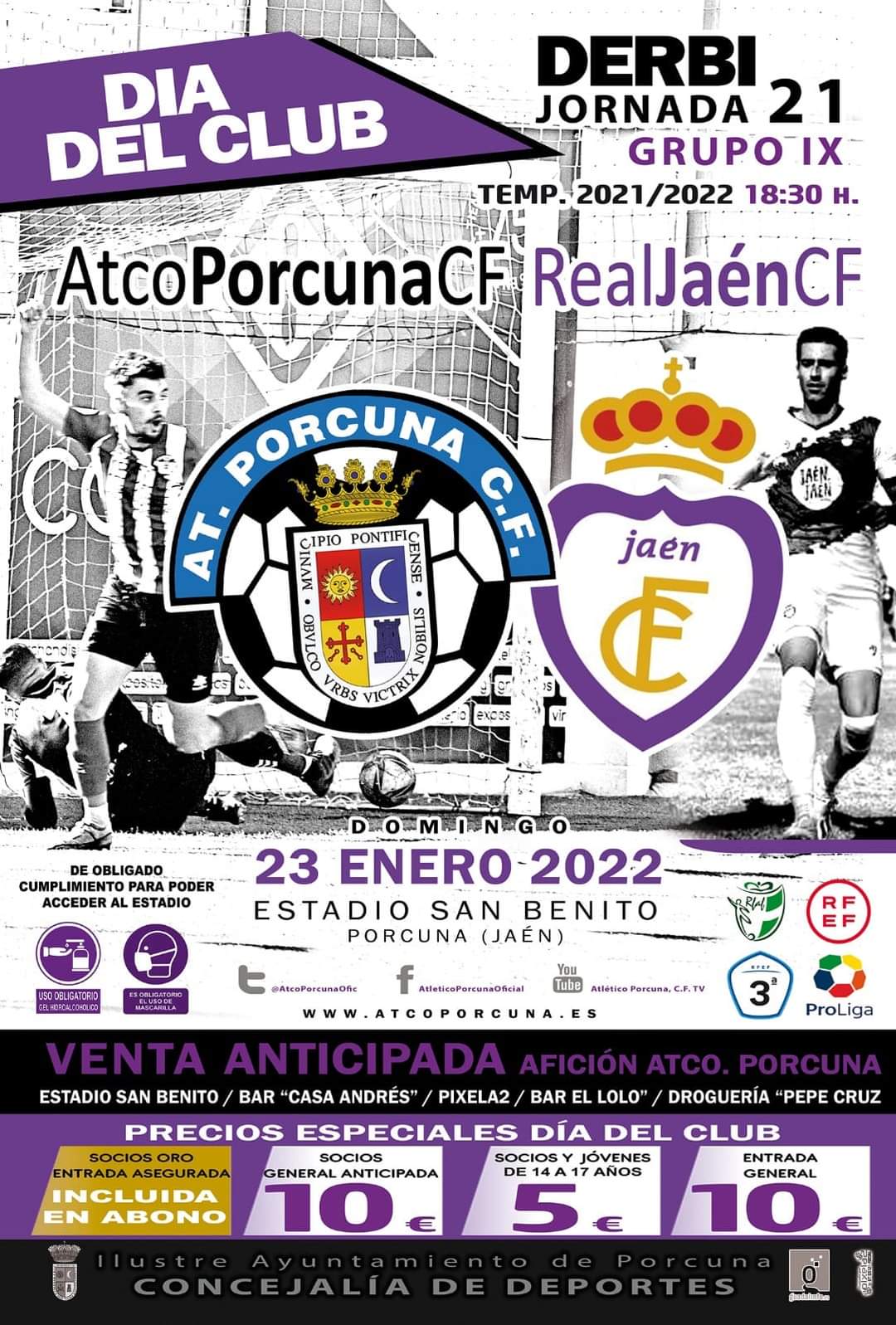 FÚTBOL: Atco. Porcuna - Real Jaén