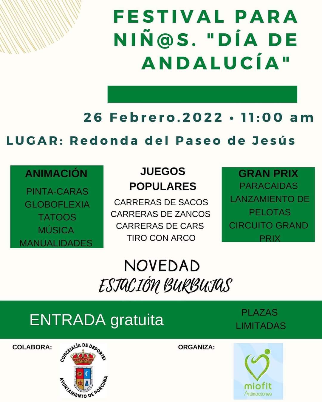 Festividad para niños. Día de Andalucía