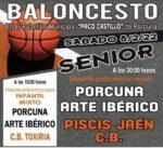 Baloncesto: CB Porcuna Arte Ibérico - Piscis Jaén CB