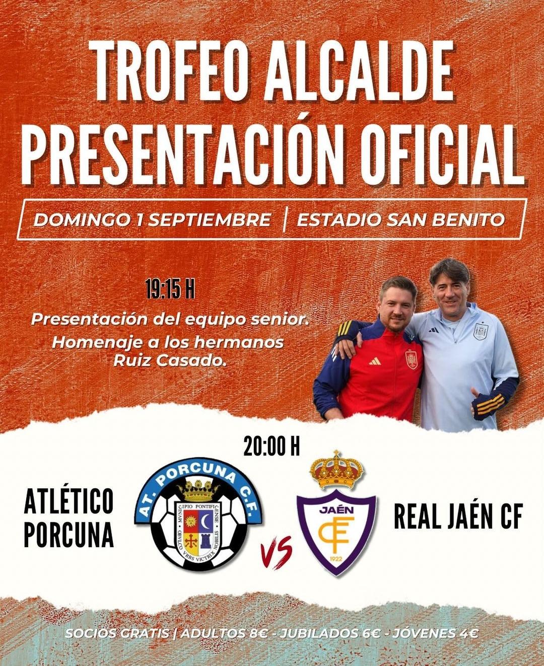 Trofeo Alcalde y presentación Atco Porcuna