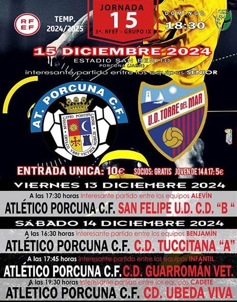 FÚTBOL: Atco. Porcuna - UD Torre del Mar