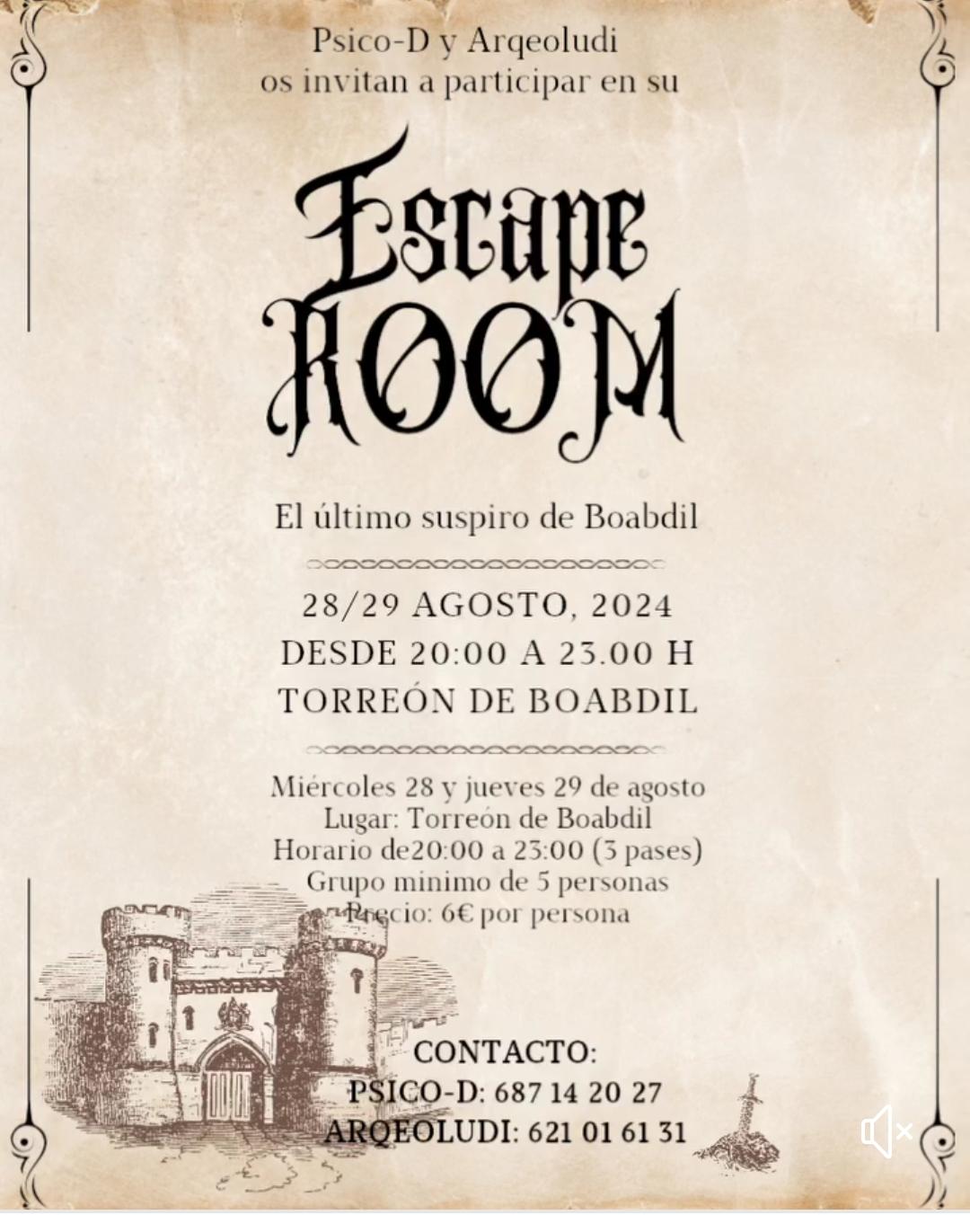 Escape room: El último suspiro de Boabdil