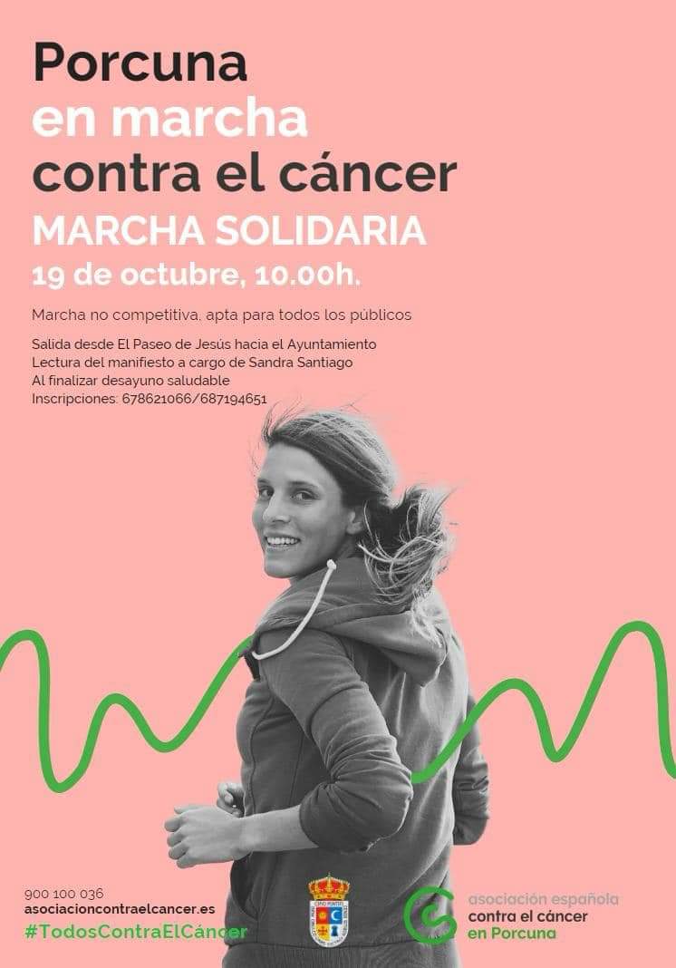 Porcuna en marcha contra el Cancer