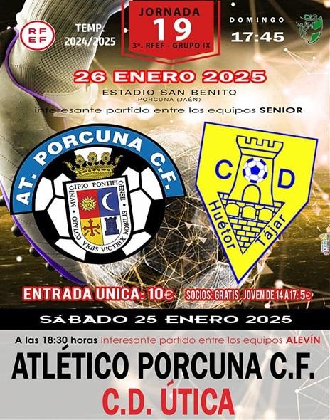 FÚTBOL: Atco. Porcuna - CD Huétor Tájar