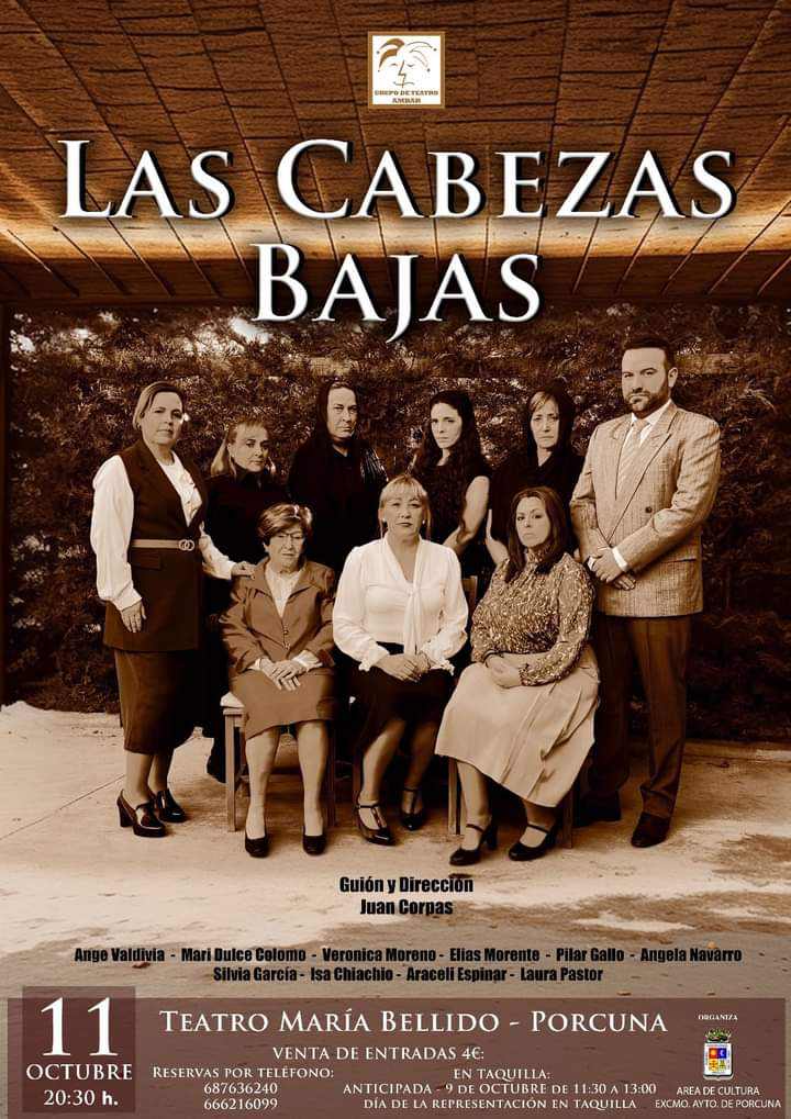 TEATRO: Las cabezas bajas