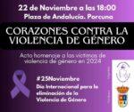 "Corazones contra la violencia de género"