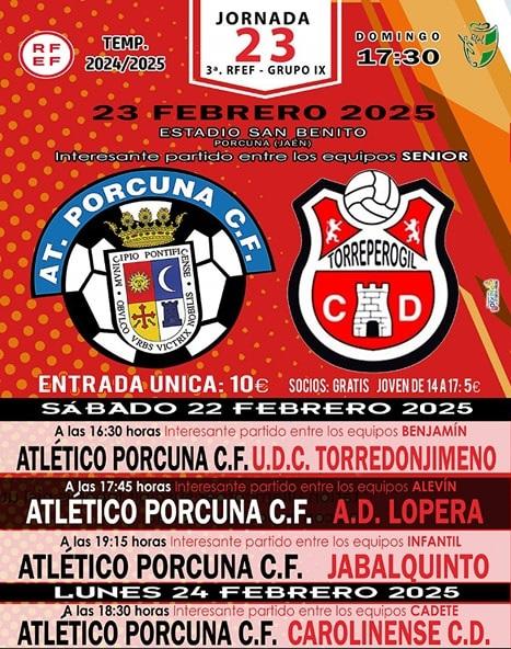 FÚTBOL: Atco. Porcuna - C.D. Torreperogil